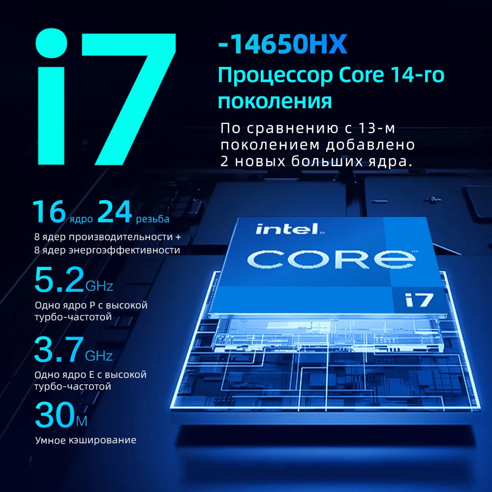 Pre Sale Thunderobot R16 i7-14650HX R16 Gaming Laptop 16'' 2.5K RTX4060 240Hz Notebook Computer Laptops Russian Keyboard