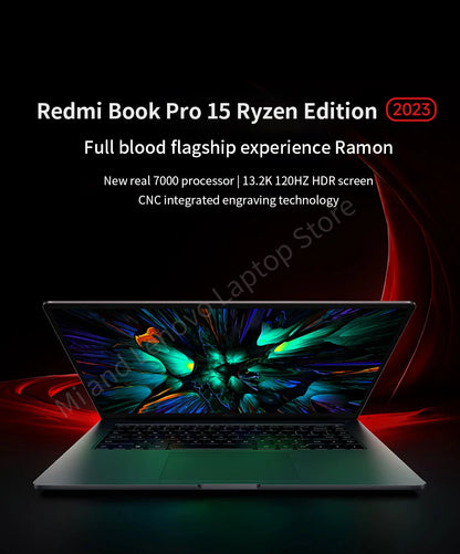 【Russia Stock】 Xiaomi RedmiBook Pro 15 2023 7640/7840HS 760M/780M 16/32+512G/1T 3.2K 120Hz 15.6'' Screen JYU4541CN/ JYU4540CN